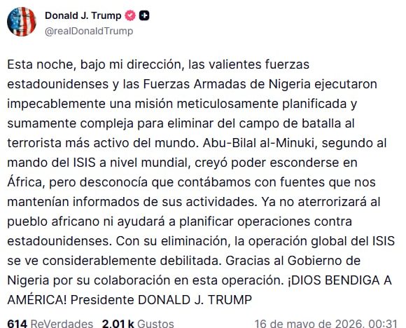 Guerra de Estados Unidos e Israel contra Irán, en vivo: tensión en Medio Oriente hoy, sábado 16 de mayo