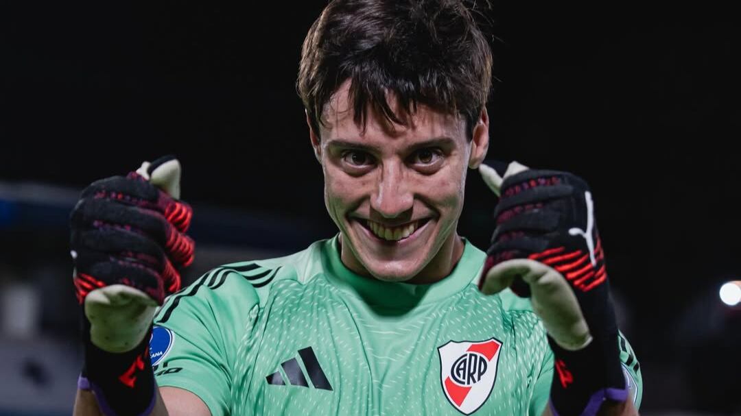 Beltrán se destaca en el arco de River (Foto: IG@RiverPlate).
