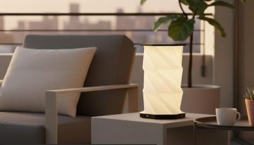 Éxito de ventas en Zara Home: esta lámpara inalámbrica es plegable y de papel