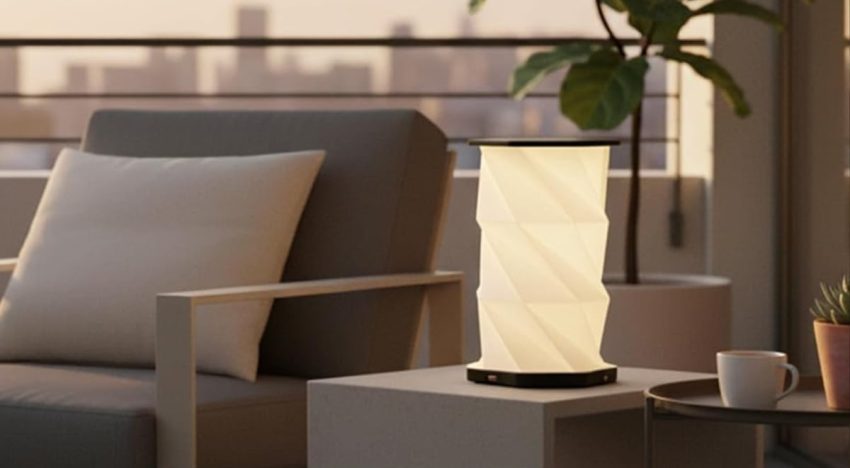 Éxito de ventas en Zara Home: esta lámpara inalámbrica es plegable y de papel