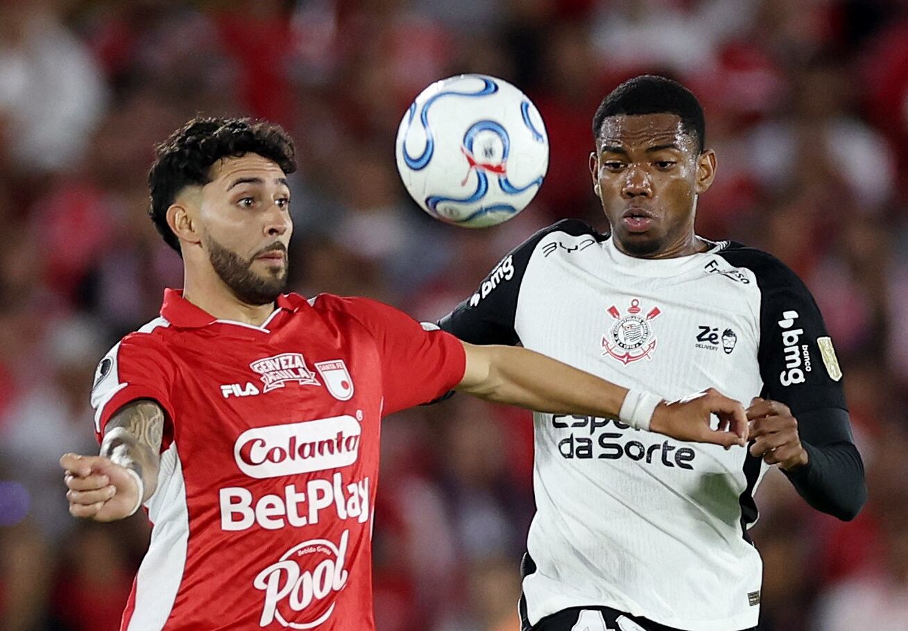 Santa Fe vs Corinthians por la fase de grupos de la Copa Libertadores del 2026.