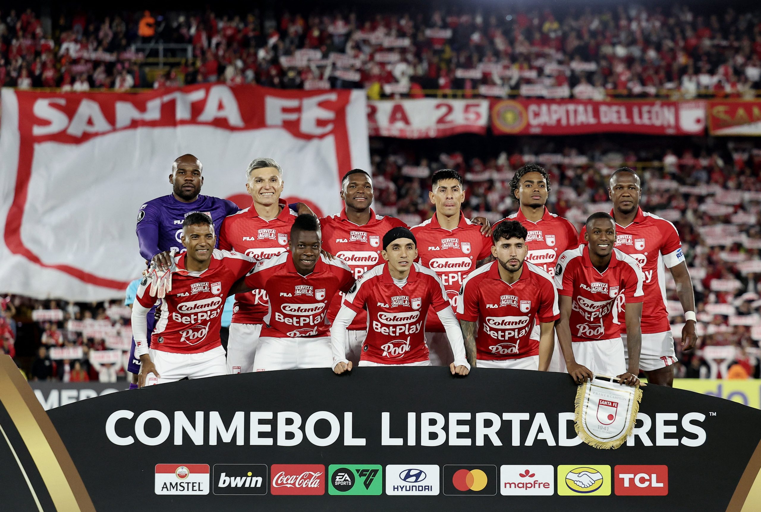 Santa Fe vs Corinthians por la fase de grupos de la Copa Libertadores del 2026.