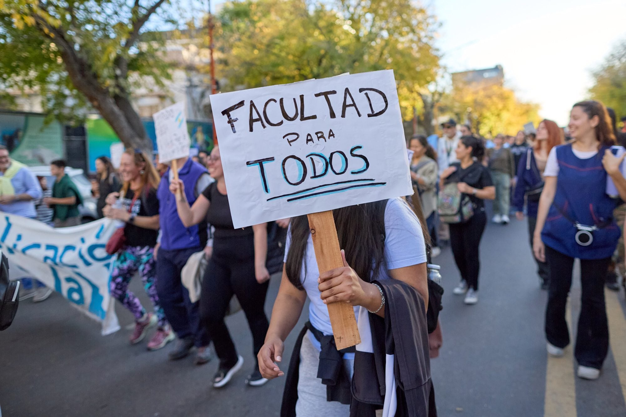 Defensa de la universidad pública en la ciudad de Mendoza