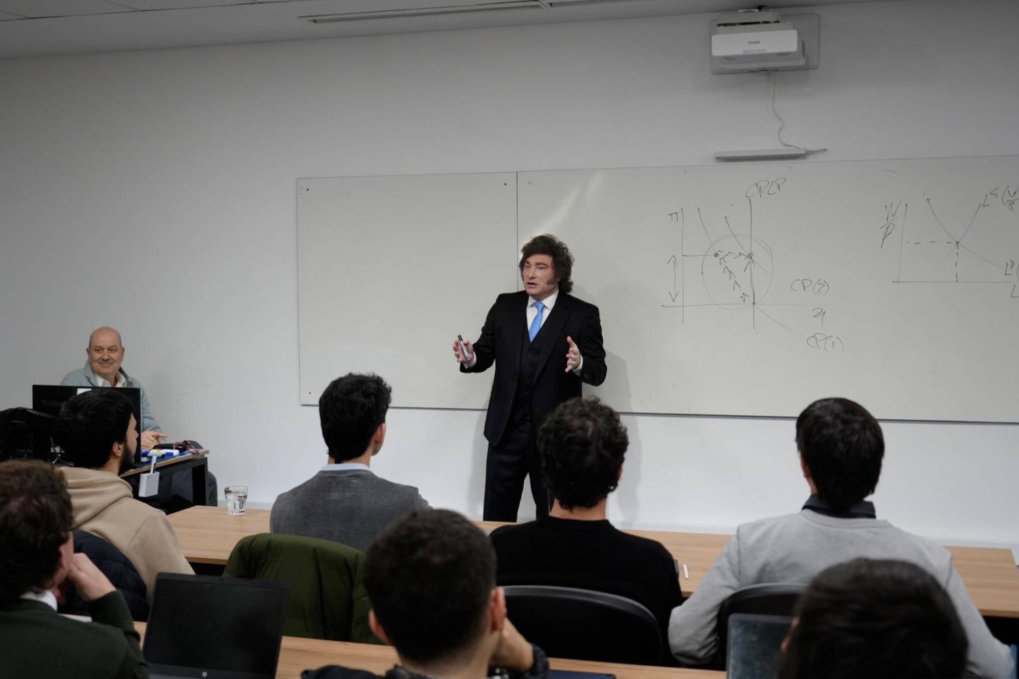 Rechazo docente a la charla de Javier Milei en la universidad de San Andrés a una semana de la marcha por financiamiento