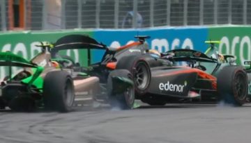 Video: Nicolás Varrone sufrió un fuerte choque durante la Sprint del GP de Canadá en la Fórmula 2