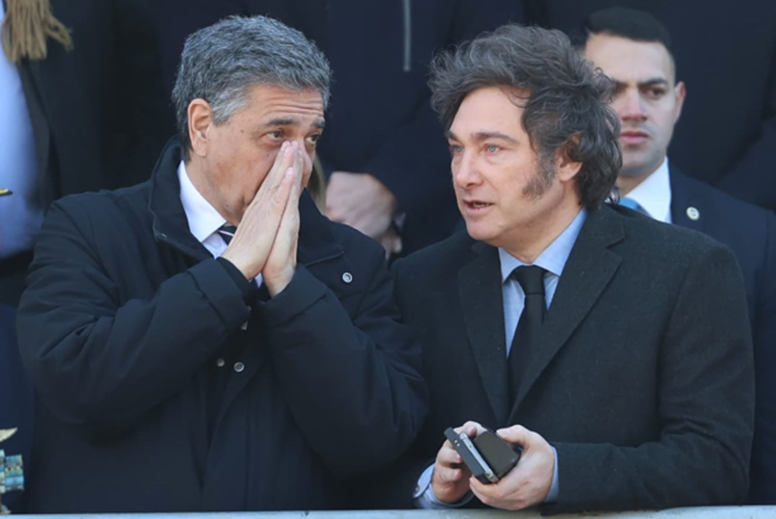 Jorge Macri junto a Javier Milei