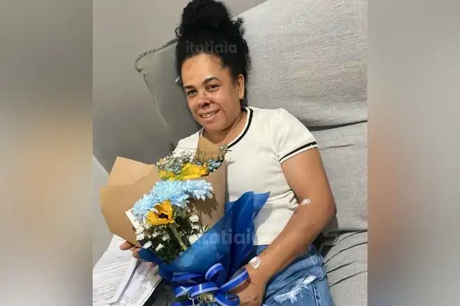 Ana Cláudia Rodrigues ya recibió el alta y se recupera en su casa. (Foto: gentileza Itaia).