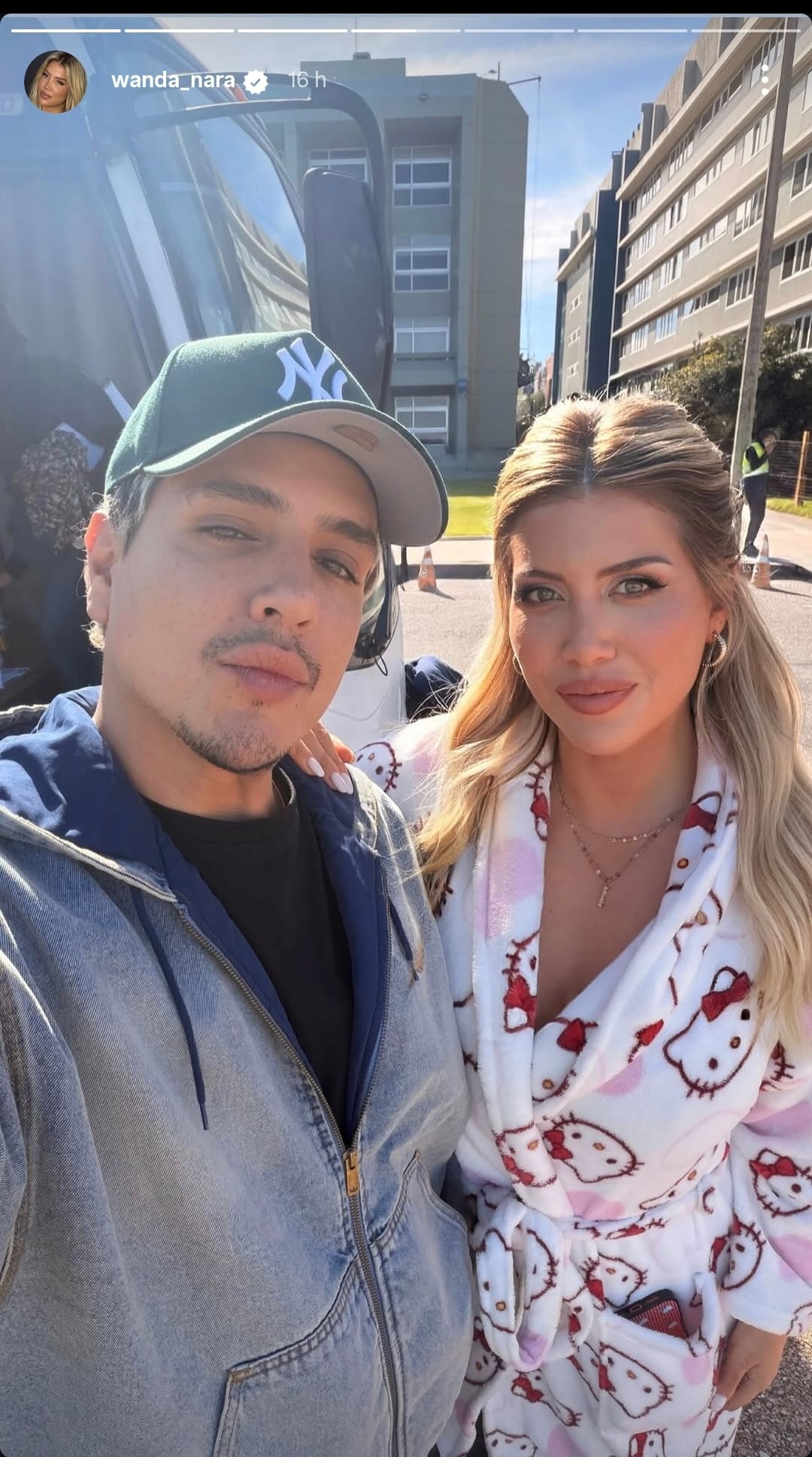 Wanda Nara se mostró junto a Kennys Palacios. (Foto: Instagram/wanda_nara)