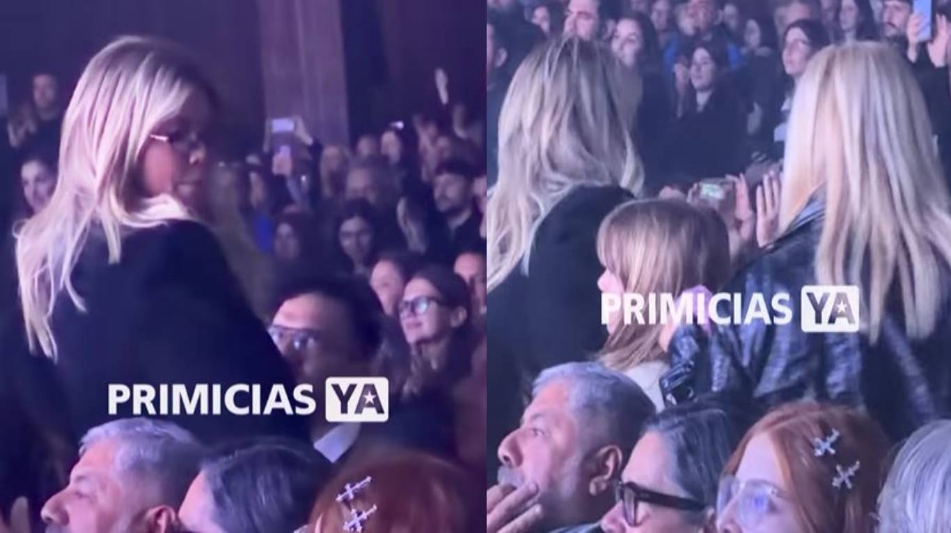 Wanda Nara huyó del teatro mientras aplaudían a los artistas. (Foto: Primicias Ya)
