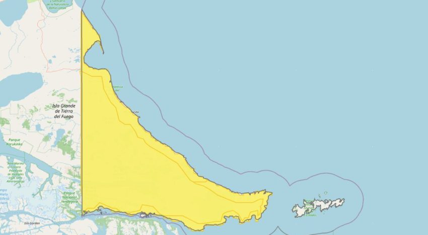 Hay alerta amarilla por lluvias para este miércoles 3 de junio en Tierra del Fuego: las zonas afectadas