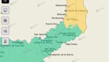 Hay alerta por lluvias, tormentas, nevadas y vientos de hasta 100 km/h en ocho provincias