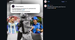La reacción de Franco Colapinto al doblete de Messi ante Austria: “Te amo más que ayer, menos que mañana”