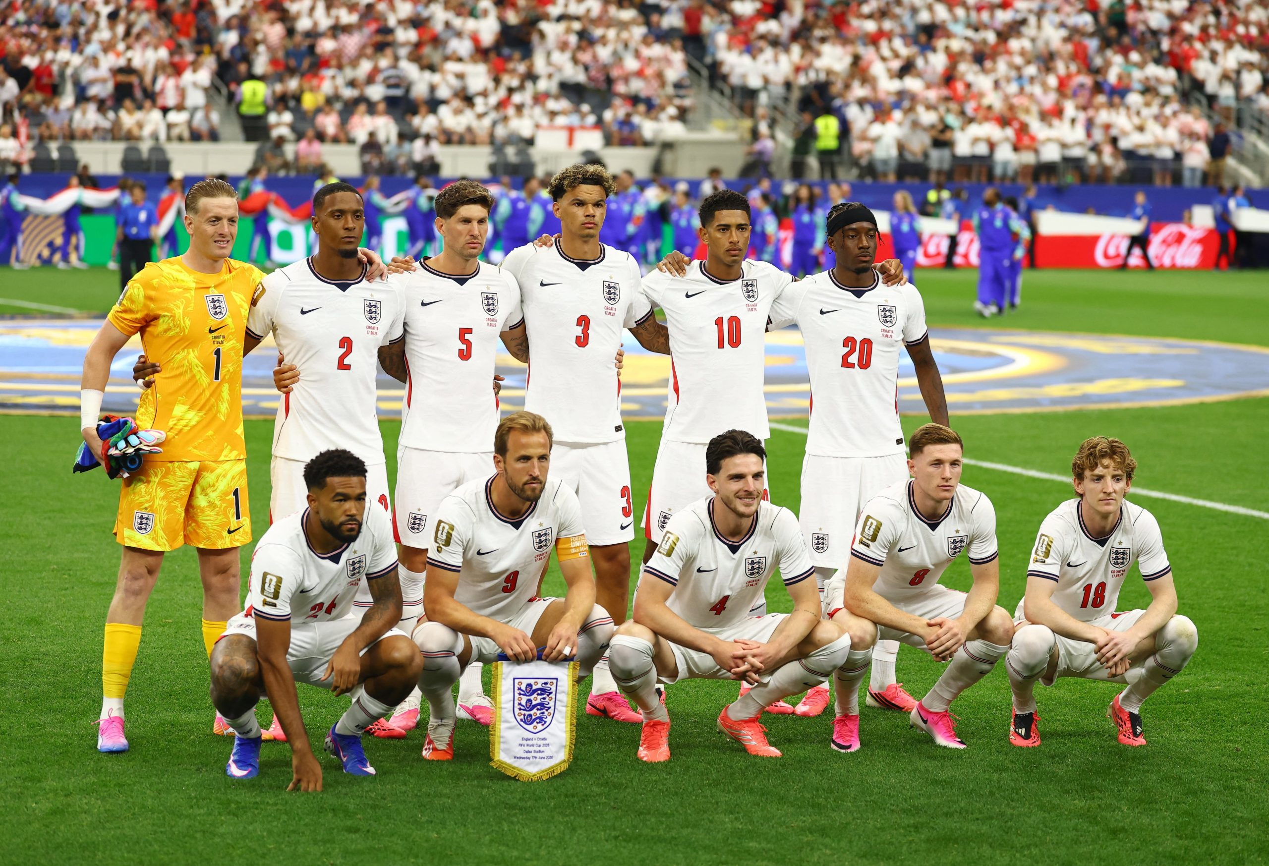 Inglaterra vs Croacia por la fase de grupos del Mundial 2026 del 2026.