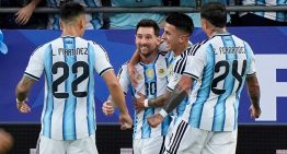 ¿Lloró después del gol? La reacción de Messi tras anotarle a Argelia en el debut de la Selección
