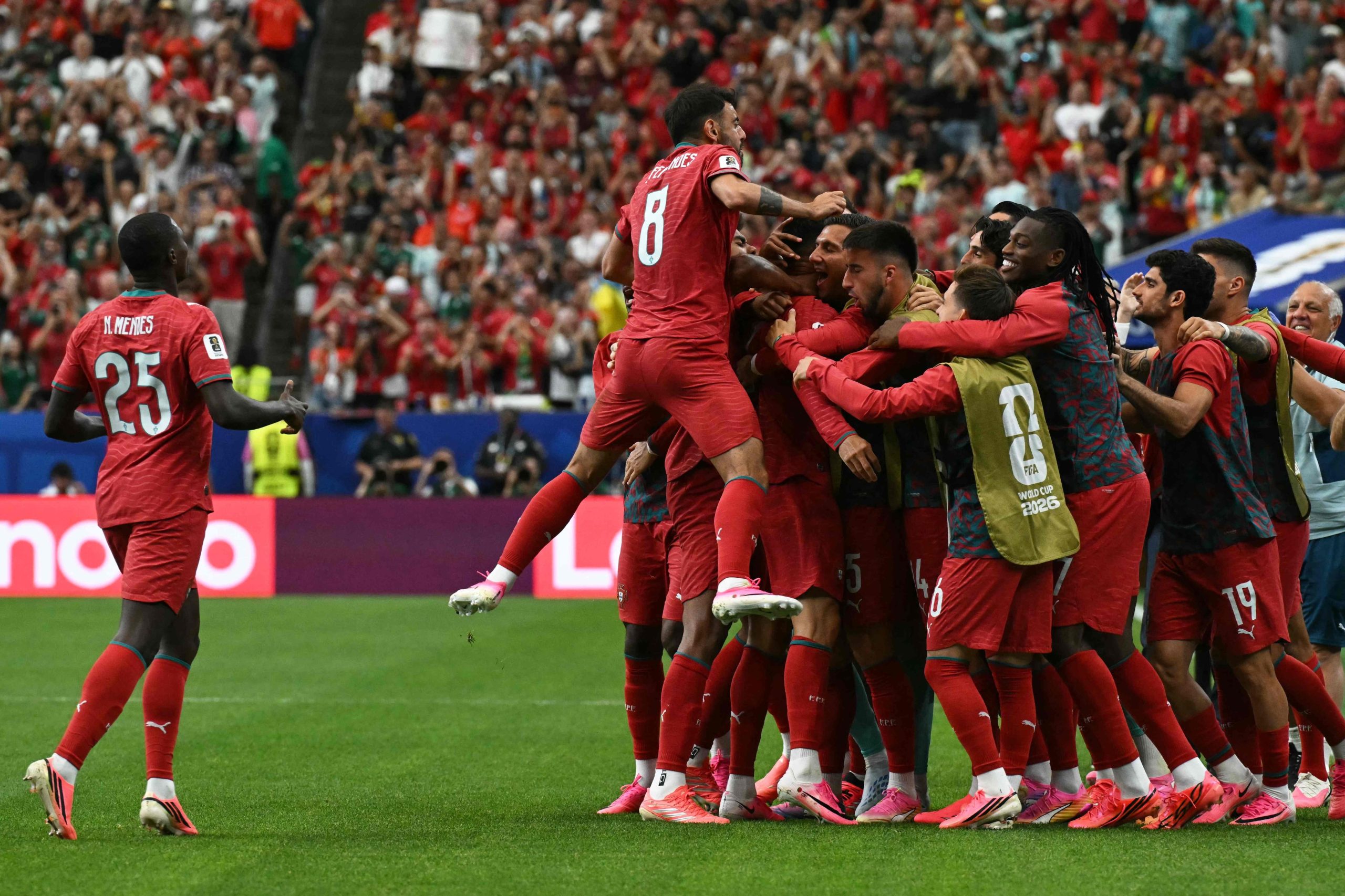 El festejo de Portugal con Cristiano Ronaldo