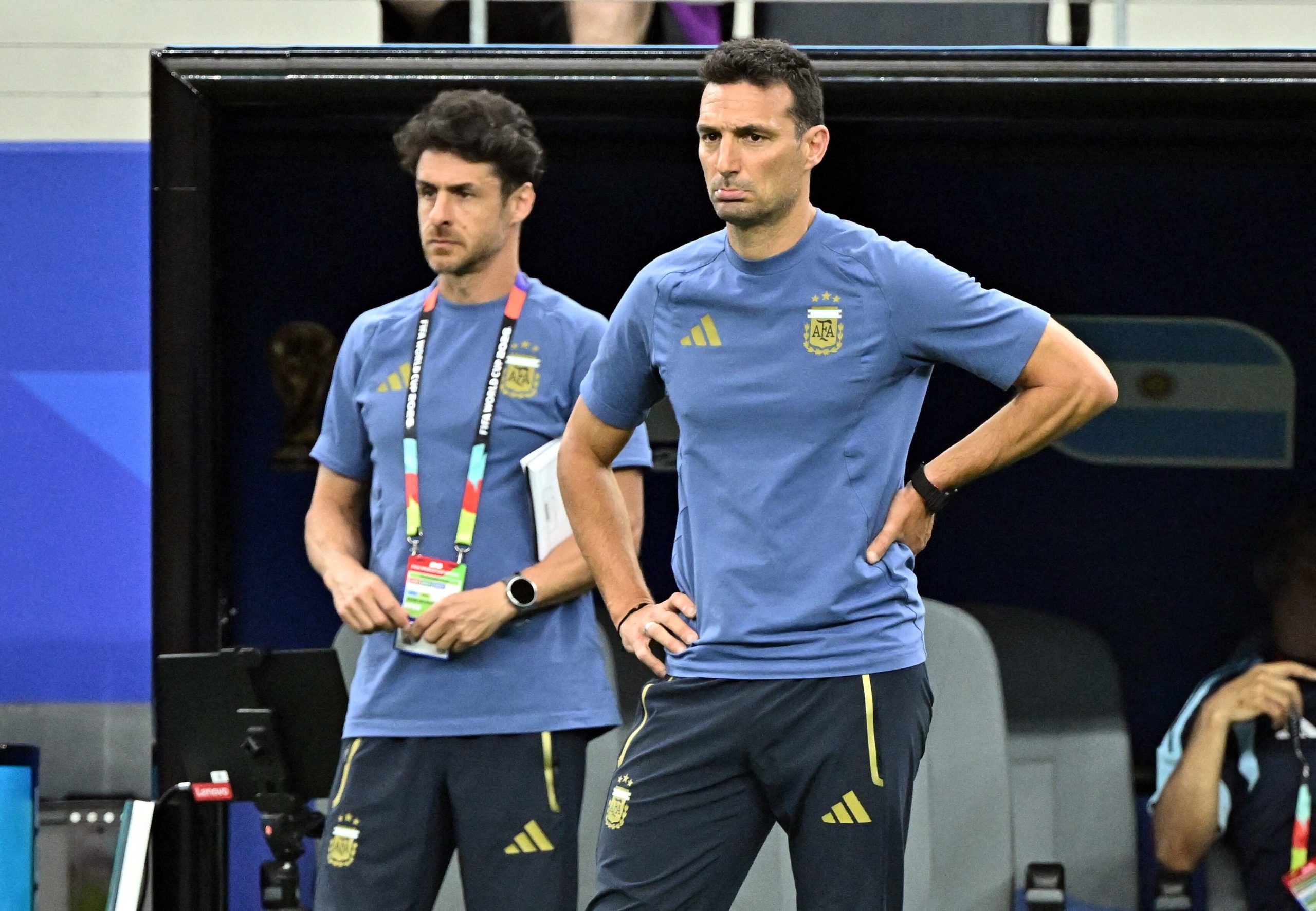 Scaloni buscará afinar a todo el plantel para los duelos decisivos del Mundial (Foto: Reuters).