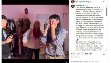 Flor Vigna se mostró dolida por la muerte de Oliver Tree y publicó el último mensaje que el cantante le mandó