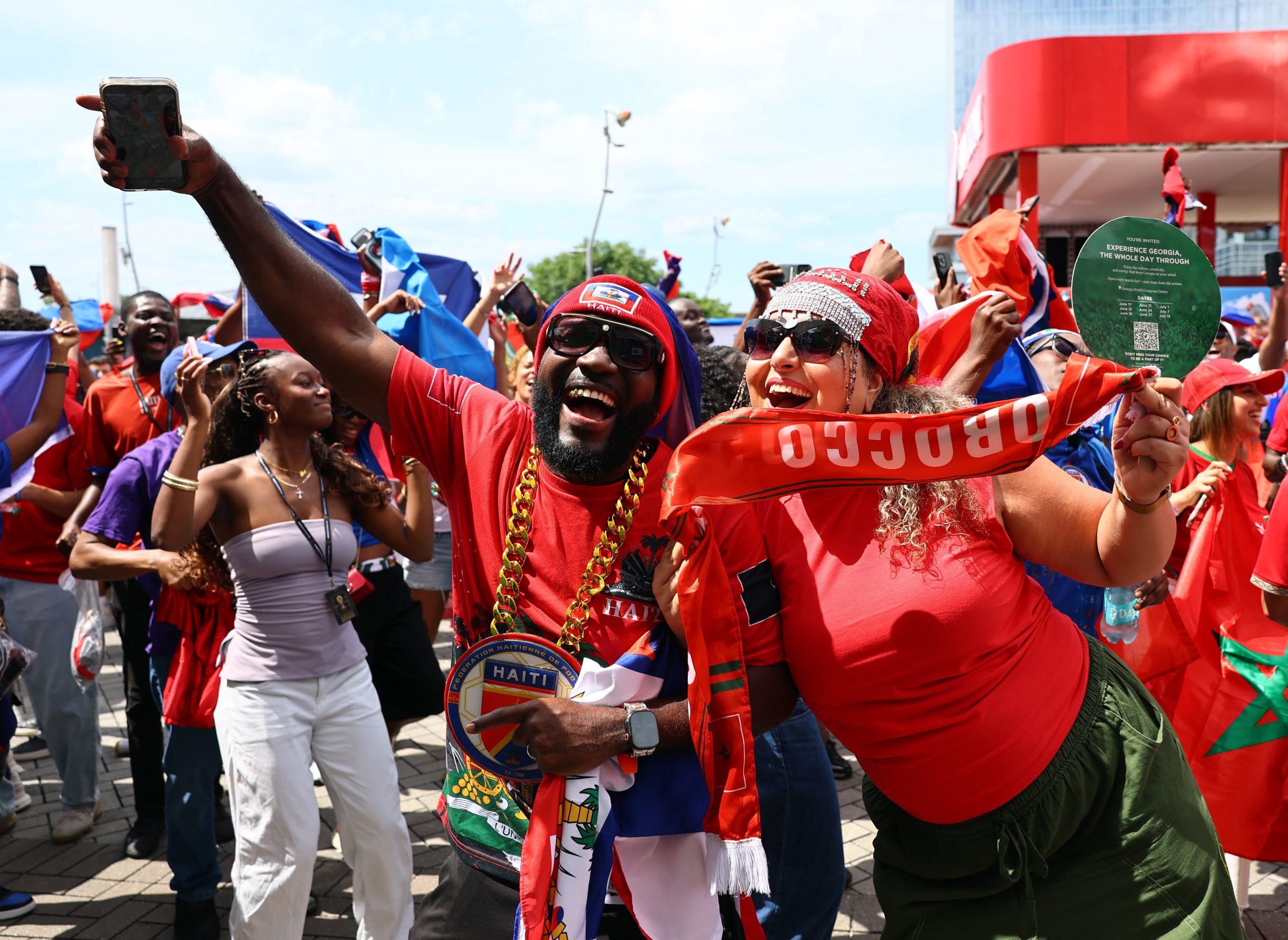 Marruecos vs Haití por la fase de grupos del Mundial 2026 del 2026.