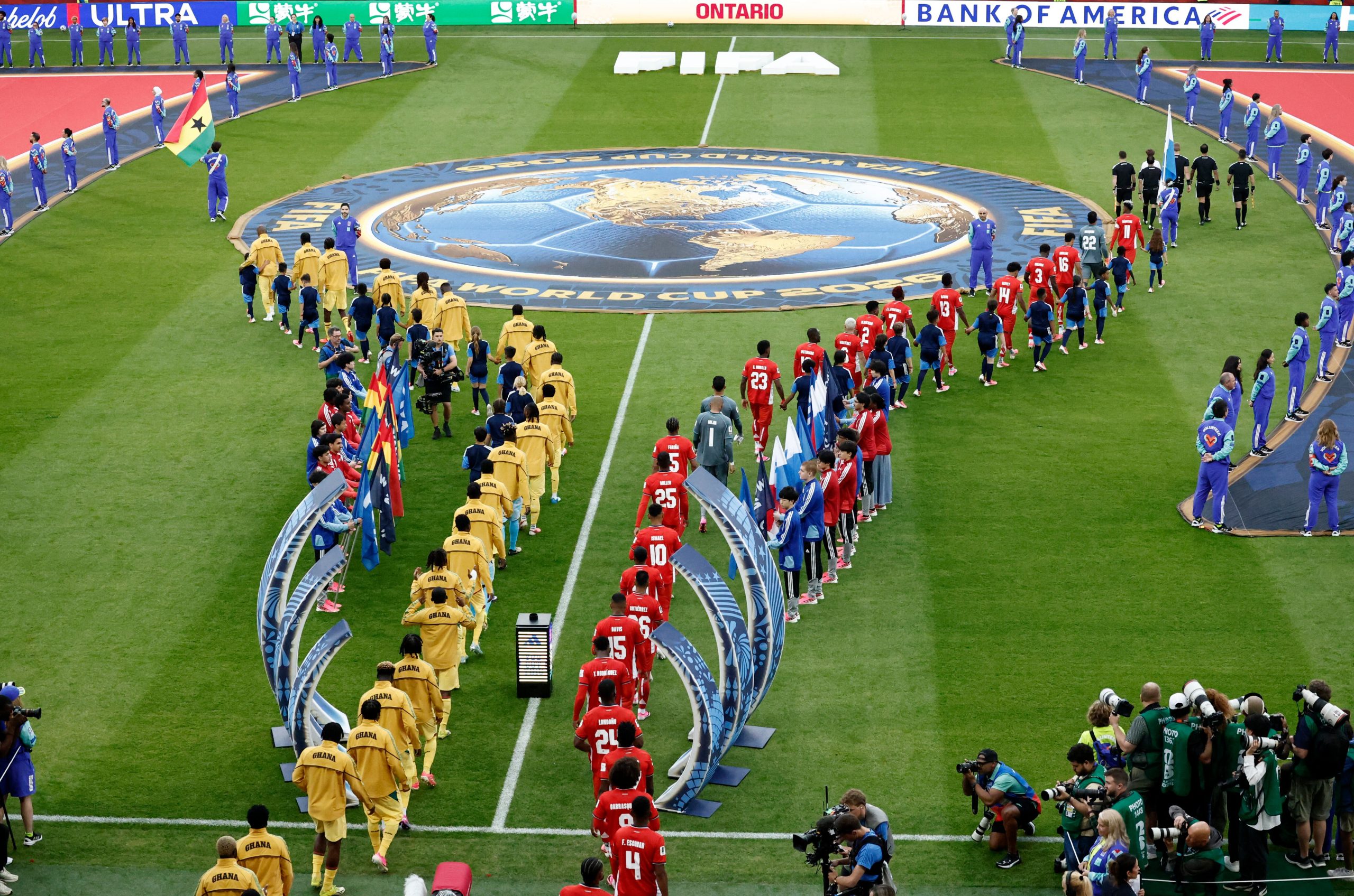 Ghana vs Panamá por la fase de grupos del Mundial 2026 del 2026.