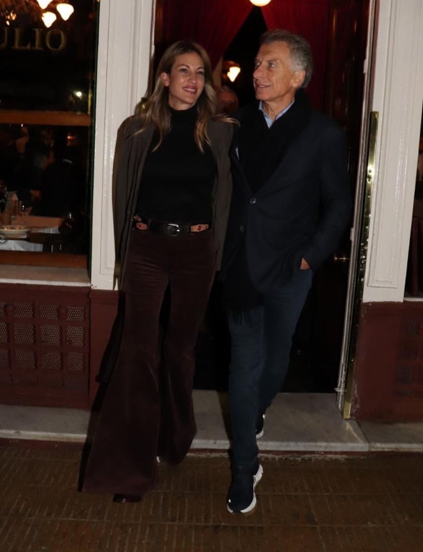 Mauricio Macri y Dolores Teuly tuvieron su primera salida pública (Foto: Instagram/alvarezgaby10_)