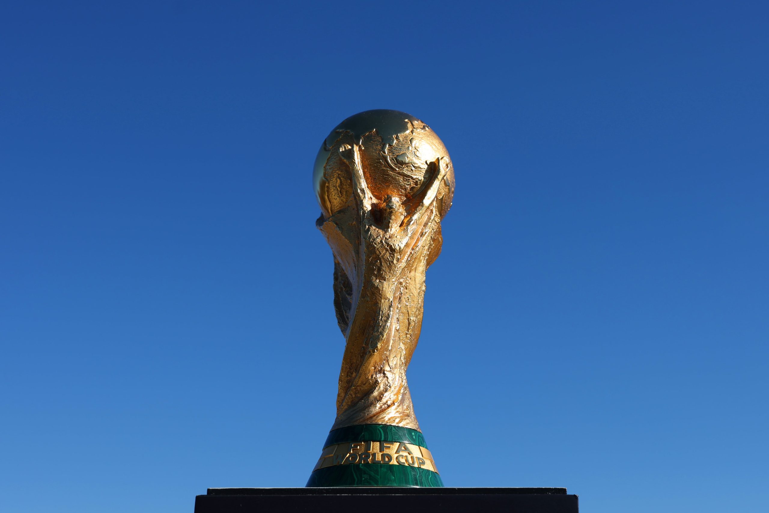 El trofeo de la Copa del Mundo 