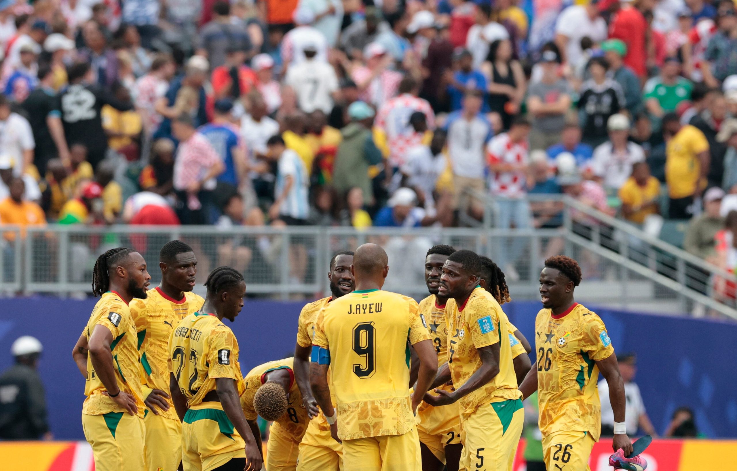 Croacia vs Ghana por la fase de grupos del Mundial 2026 del 2026.