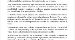 “Pedimos responsabilidad, prudencia y humanidad”: qué dice el comunicado de la familia Messi sobre el estado de salud de Jorge, el padre de Lionel