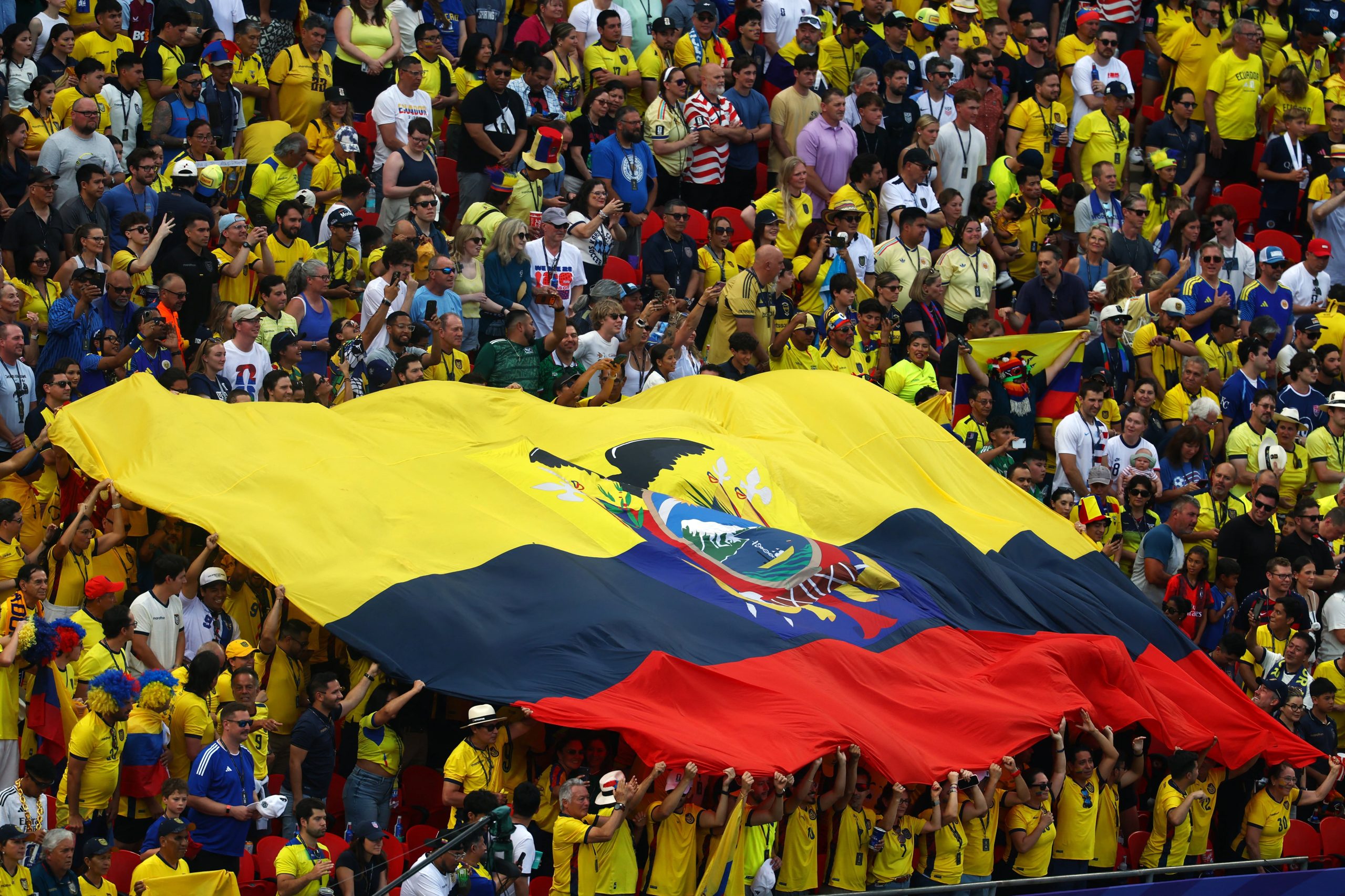 Ecuador vs Curazao por la fase de grupos del Mundial 2026 del 2026.