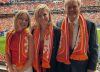 Máxima y Guillermo viajaron para ver a Países Bajos en el Mundial y sorprendieron con su look futbolero