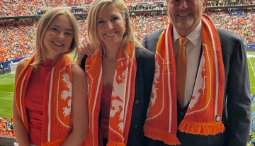 Máxima y Guillermo viajaron para ver a Países Bajos en el Mundial y sorprendieron con su look futbolero