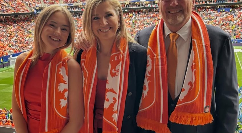 Máxima y Guillermo viajaron para ver a Países Bajos en el Mundial y sorprendieron con su look futbolero