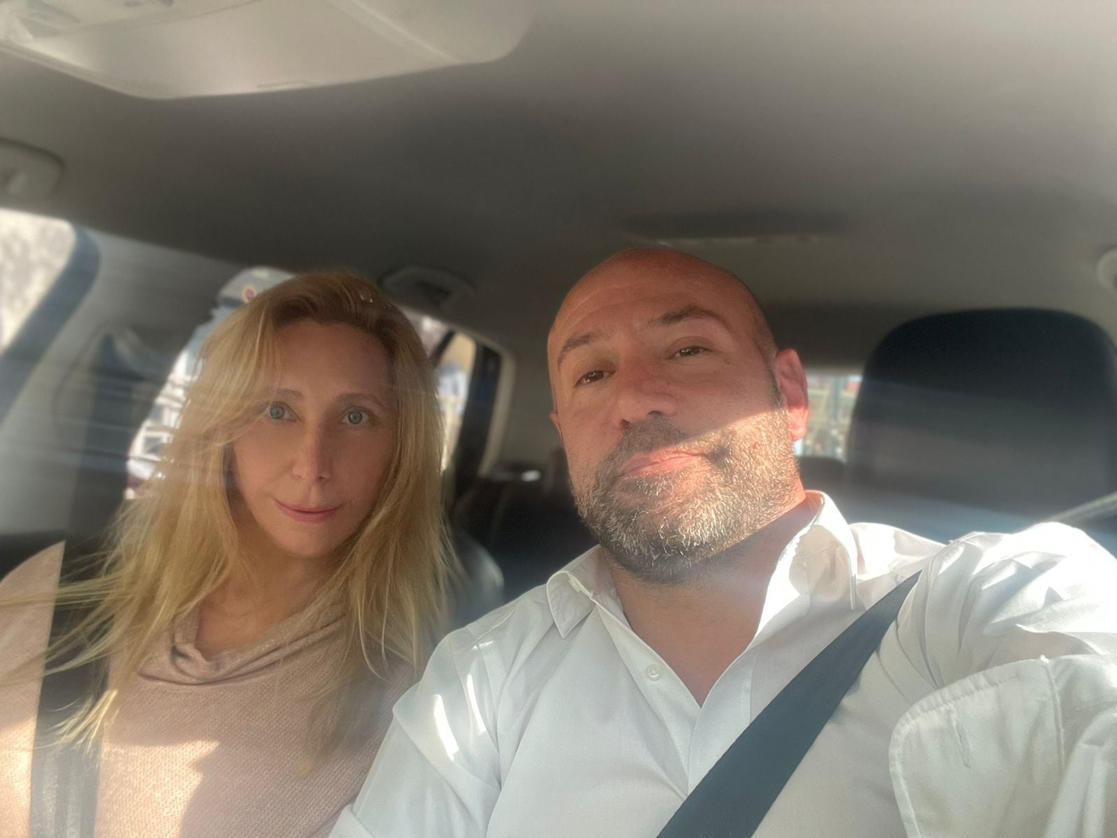 Diego Spagnuolo, con Karina Milei, durante la campaña presidencial de 2023