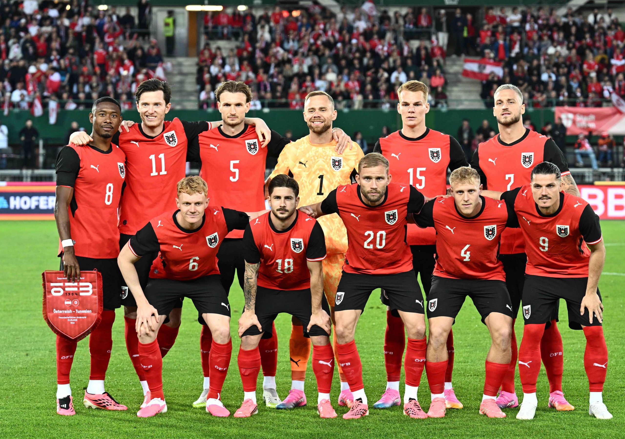 La selección de Austria, rival de la Argentina en la segunda fecha del Grupo J del Mundial 2026