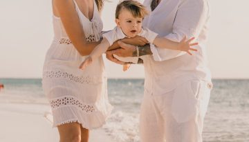 Alejandro Fantino. El álbum de sus espectaculares vacaciones en Aruba junto a su mujer Coni Mosqueira y su hijo Beltrán