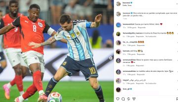 “Un pasito más:” el primer posteo de Messi tras ser la figura del triunfo de la Selección contra Austria