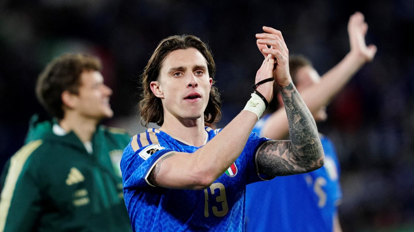 Riccardo Calafiori, figura en la zaga de la selección de Italia. (Foto: REUTER)