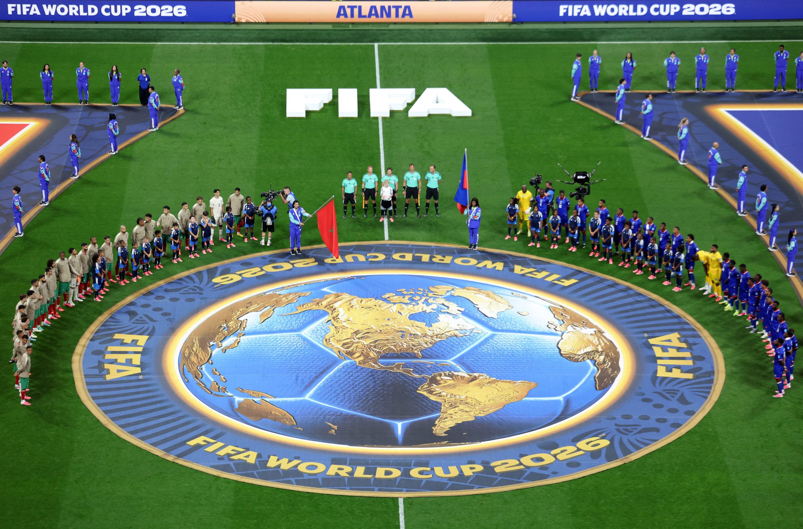 Marruecos vs Haití por la fase de grupos del Mundial 2026 del 2026.