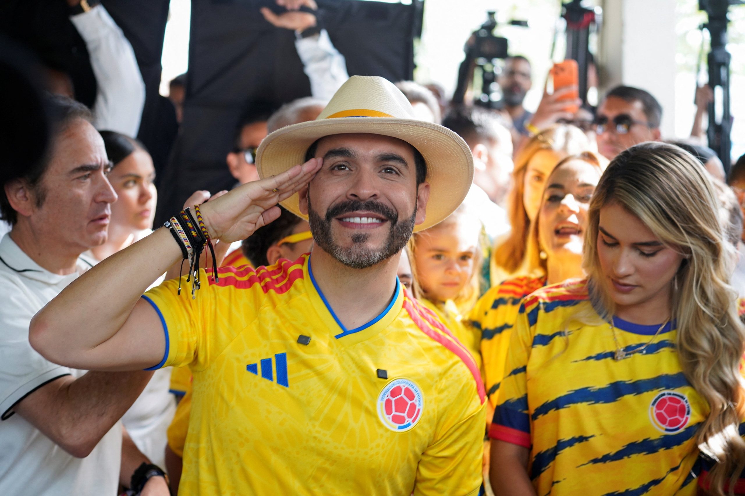 El candidato presidencial de la ultraderecha, Abelardo de la Espriella. (Foto: Reuters/Charlie Cordero).