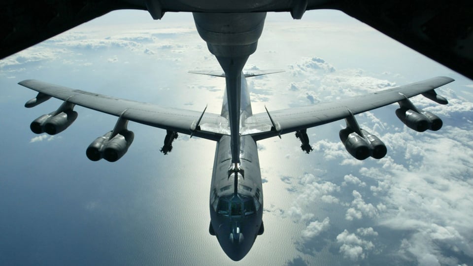 Bombarderos B-52 de la Fuerza Aérea