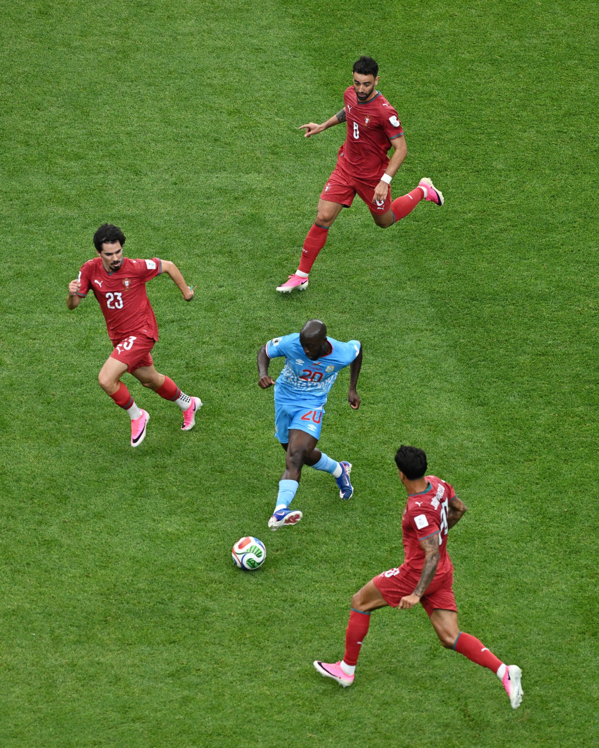 Portugal vs Congo por la fase de grupos del Mundial 2026 del 2026.