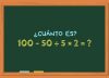 ¿Cuánto es 100 – 50 ÷ 5 × 2? El cálculo matemático que parece simple a primera vista, pero que pocos pueden resolver