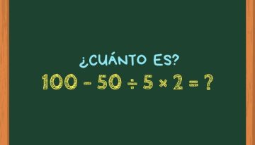 ¿Cuánto es 100 – 50 ÷ 5 × 2? El cálculo matemático que parece simple a primera vista, pero que pocos pueden resolver