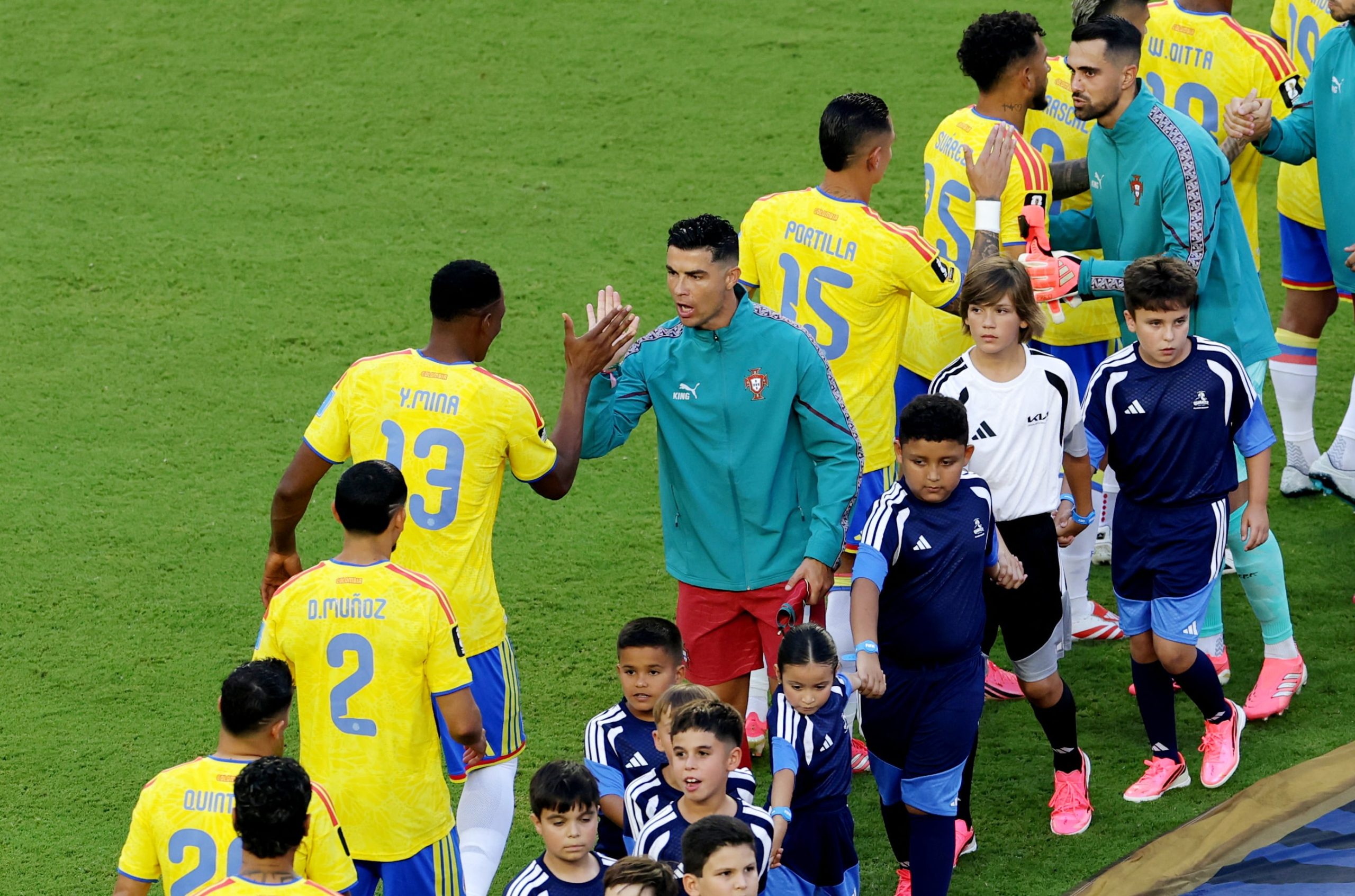 Colombia vs Portugal por la fase de grupos del Mundial 2026 del 2026.