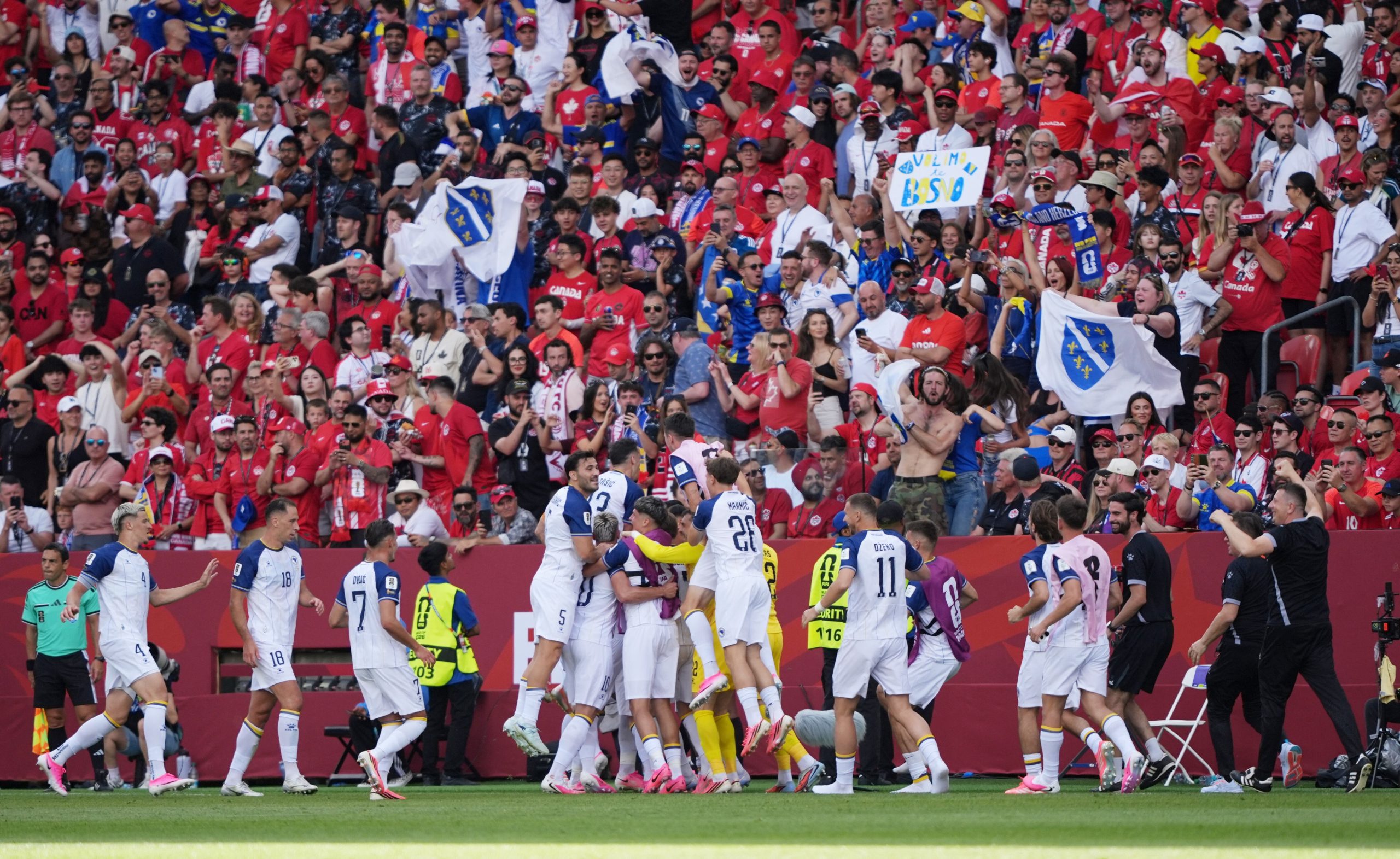 Canadá vs Bosnia por la fase de grupos del Mundial 2026 del 2026.