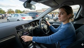 Si bajás el volumen de la música de tu auto al estacionar, te contamos qué significa