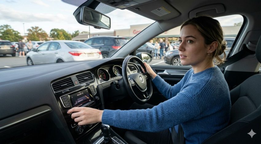 Si bajás el volumen de la música de tu auto al estacionar, te contamos qué significa