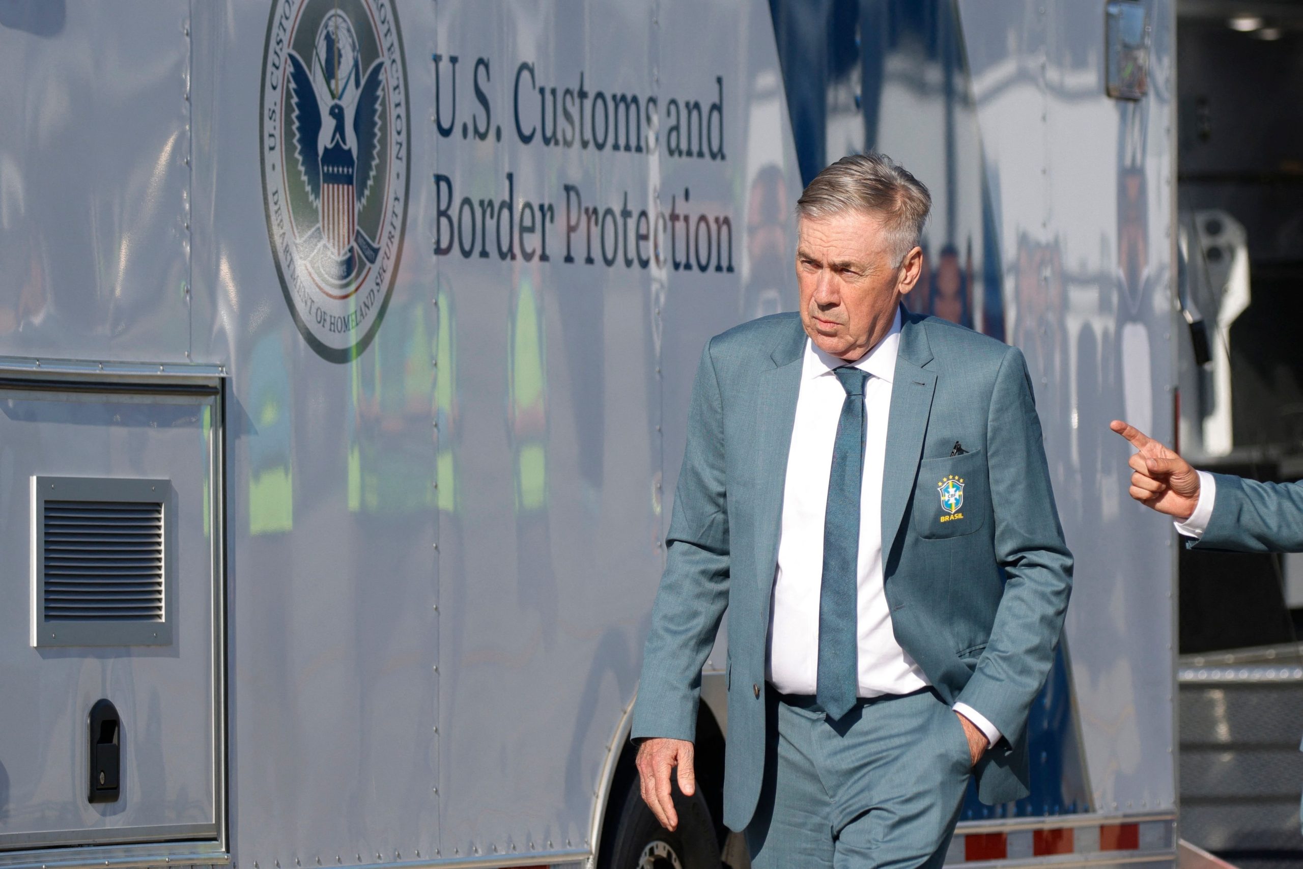 Carlo Ancelotti, director técnico de la selección de Brasil