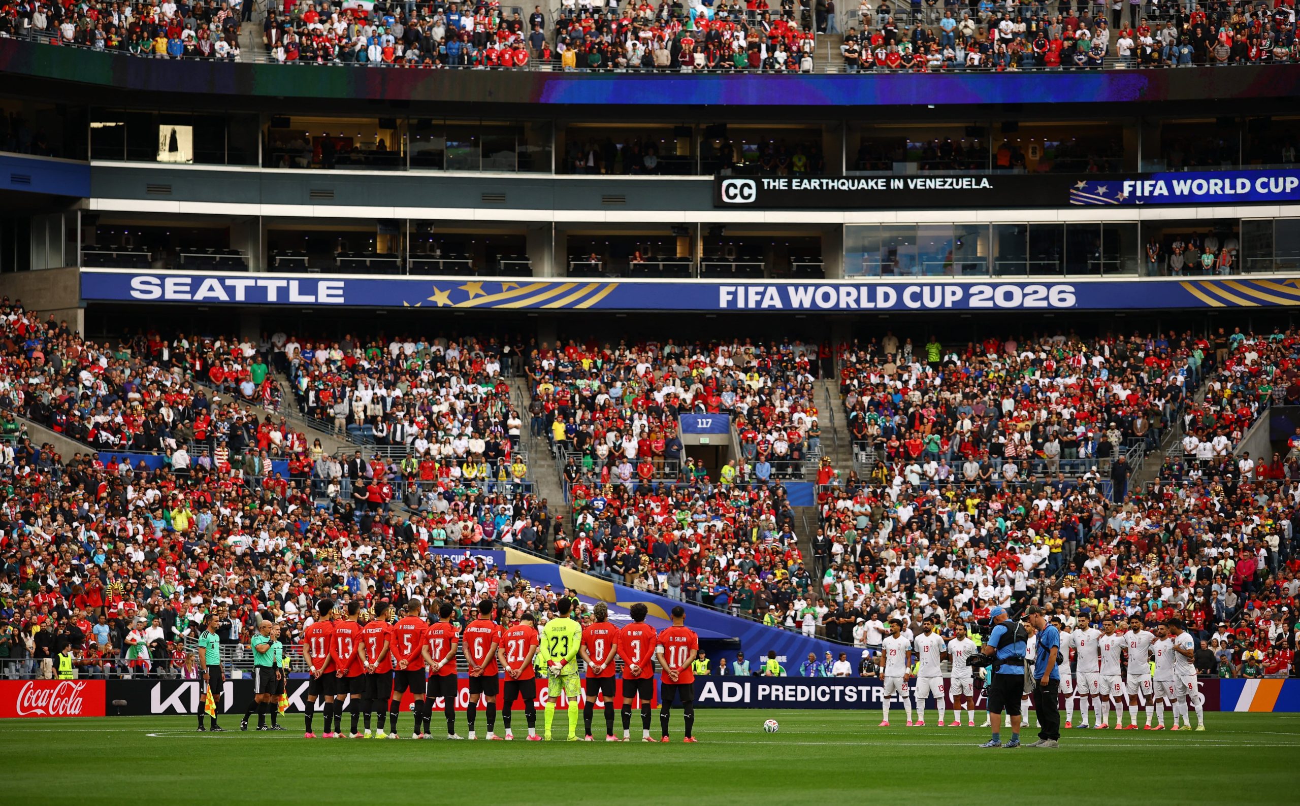 Egipto vs Irán por la fase de grupos del Mundial 2026 del 2026.
