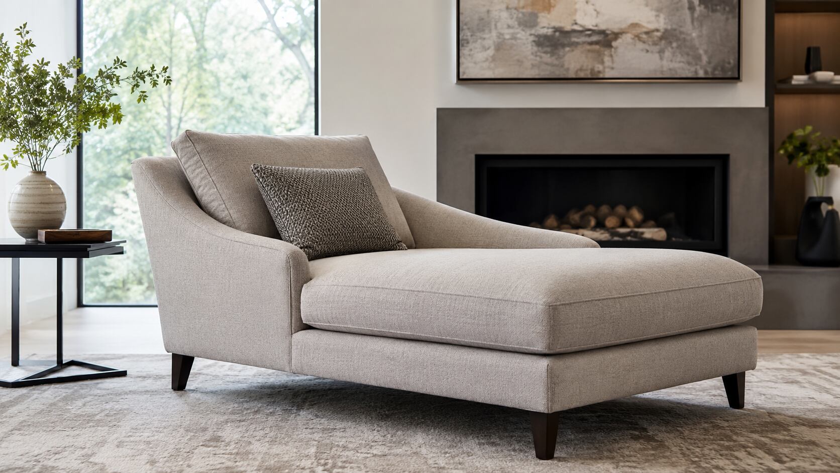 Los chaise longue son una opción individual muy cómoda y con estilo. (Imagen ilustrativa generada con IA)