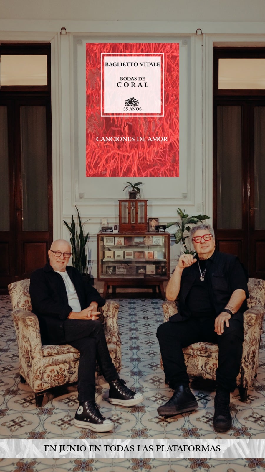 Bodas de coral, un disco que es un aniversario para celebrar, aunque ya piensan en qué harán para el cumpleaños 40 del dúo